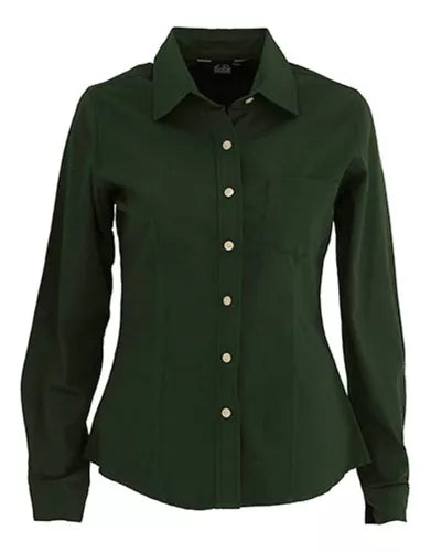 Blusa Manga Larga Polycotton Marca Dacache Dama