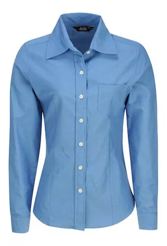 Blusa Manga Larga Oxford Marca Dacache