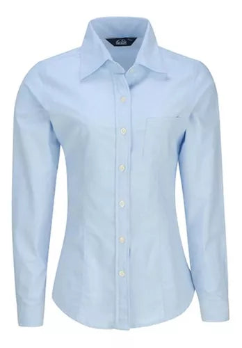 Blusa Manga Larga Oxford Marca Dacache