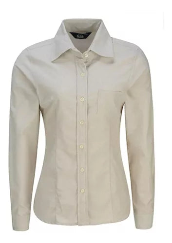Blusa Manga Larga Oxford Marca Dacache