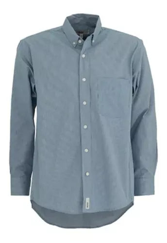 Camisa Manga Larga Microcuadro Marca Dacache Para Hombre