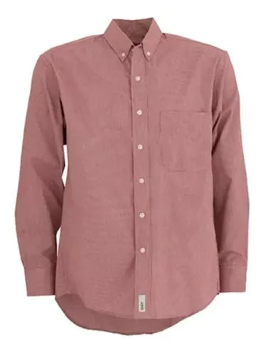 Camisa Manga Larga Microcuadro Marca Dacache Para Hombre