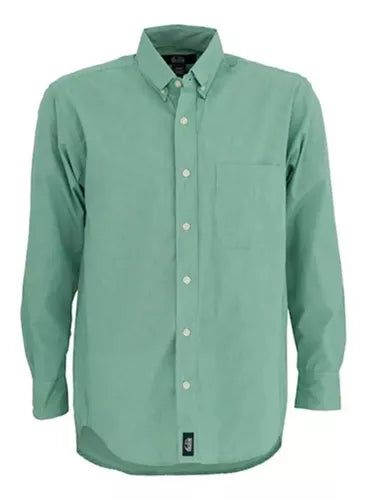 Camisa Manga Larga Microcuadro Marca Dacache Para Hombre