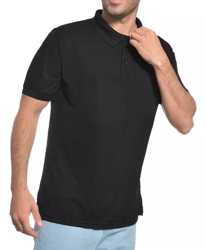 Playera Tipo Polo Dryfit Caballero Manga Corta